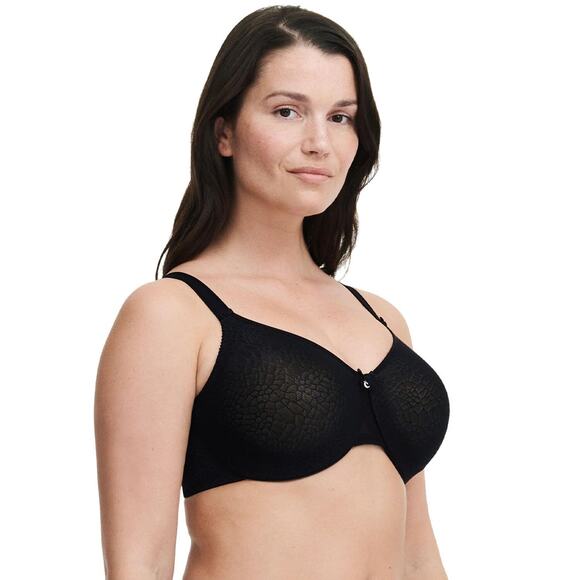 Chantelle Women's C Magnifique Seamless Unlined Minimizer Black 32DDDD 14142 - Picture 3 of 3